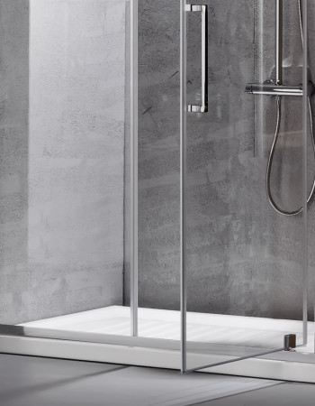 Ανοιγόμενη Πόρτα Ντουζιέρας PIVOT INFILL 140 Chrome